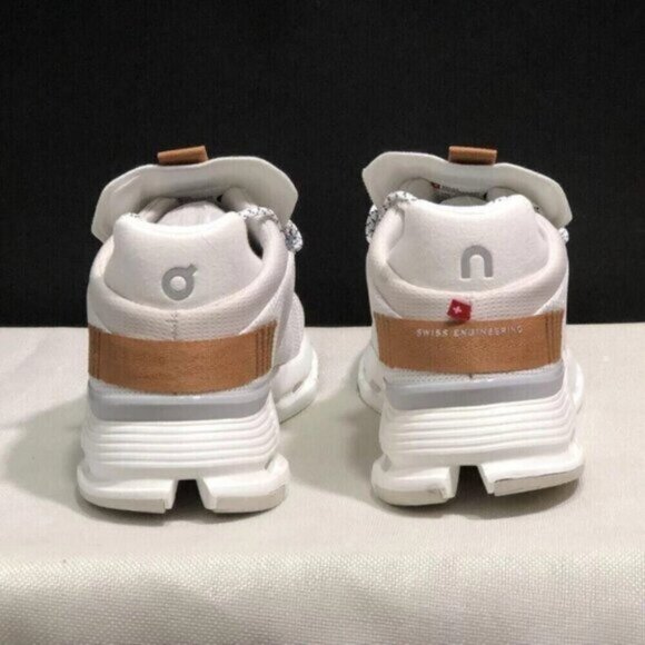 ON Running Cloudnova Women Shoes White Pearl - Picture 7 of 7